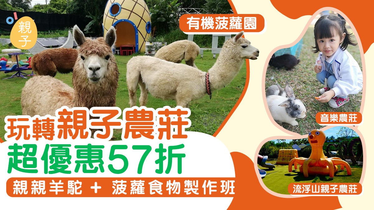 復活節好去處 4大親子農莊任玩彈床 騎馬 有機菠蘿園親親羊駝 香港01 親子 復活節好去處 4大親子農莊任玩彈床 騎馬 有機菠蘿園親親羊駝 香港01 親子