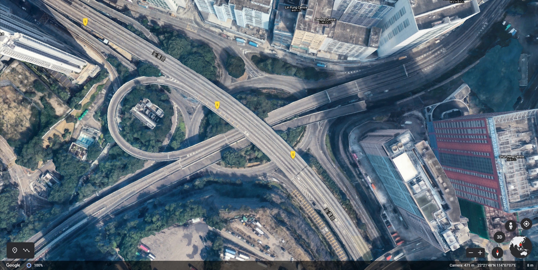 荃青交匯處（Google）