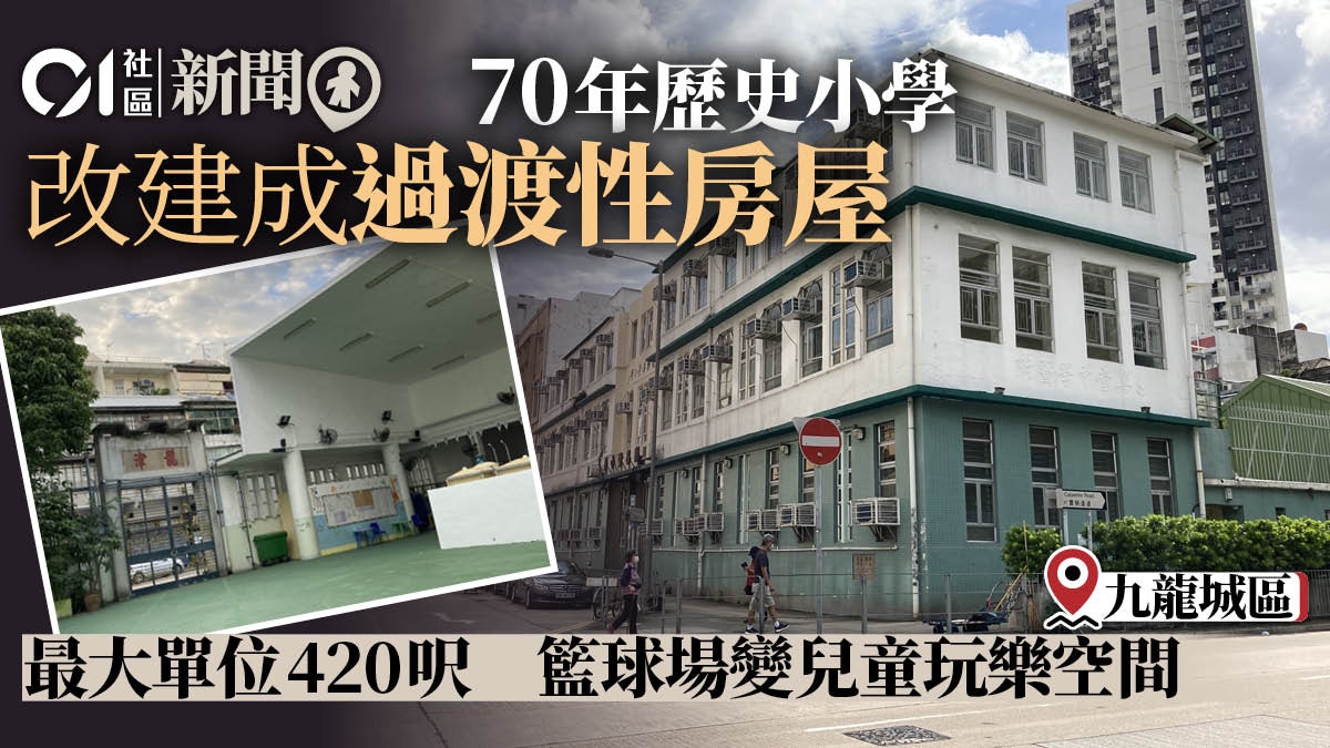 樂善堂小學改建成過渡性房屋　提供51單位　保留多項歷史文物