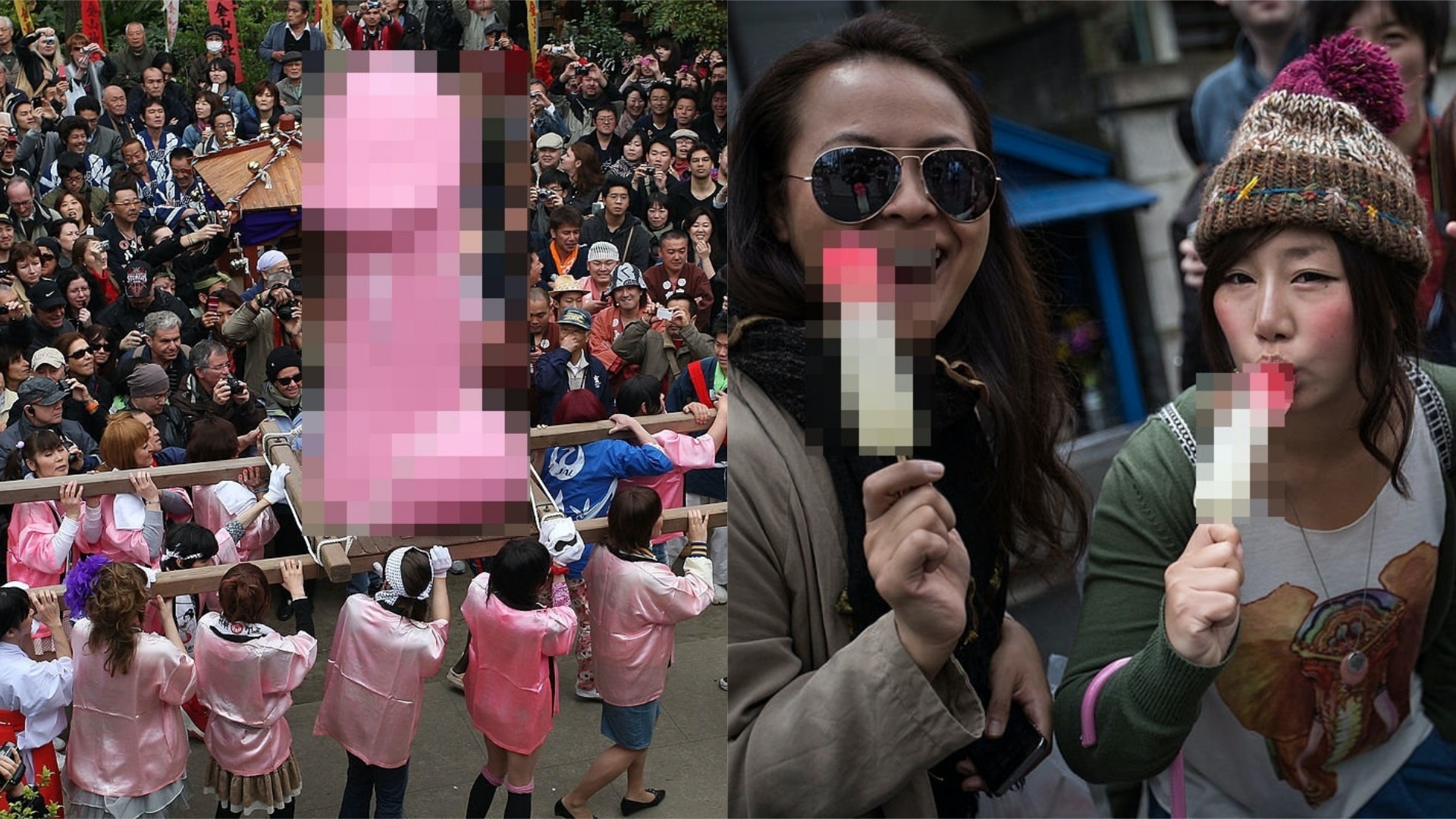 日本超害羞18禁 鐵男根祭 抬巨型陽具遊街品嚐 男根 糖果 香港01 熱爆話題