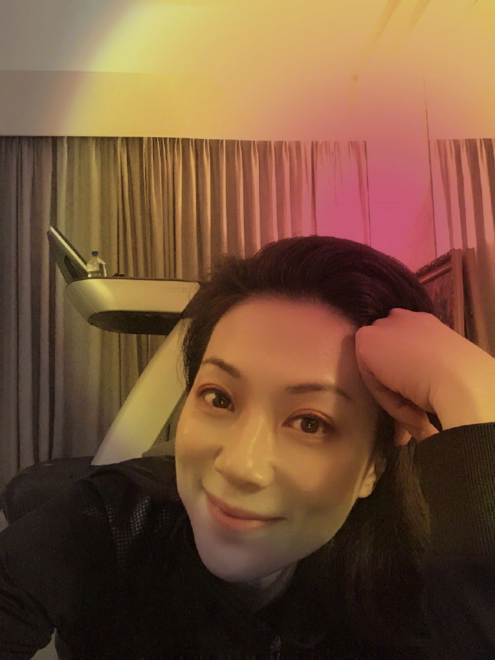 張可頤皮膚極好。(張可頤微博圖片) 張可頤皮膚極好。(張可頤微博圖片)