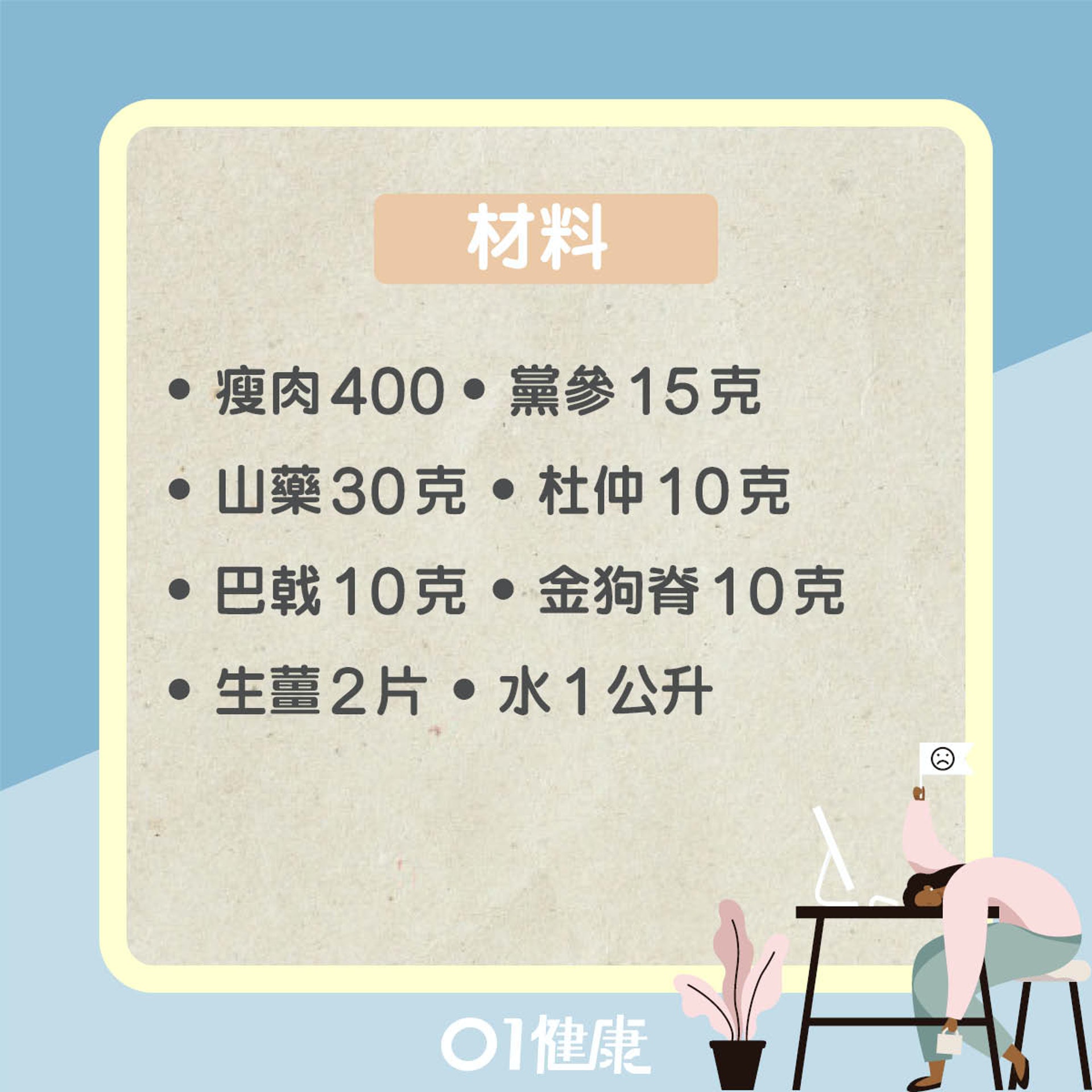 改善氣虛湯水(01製圖) 改善氣虛湯水(01製圖)