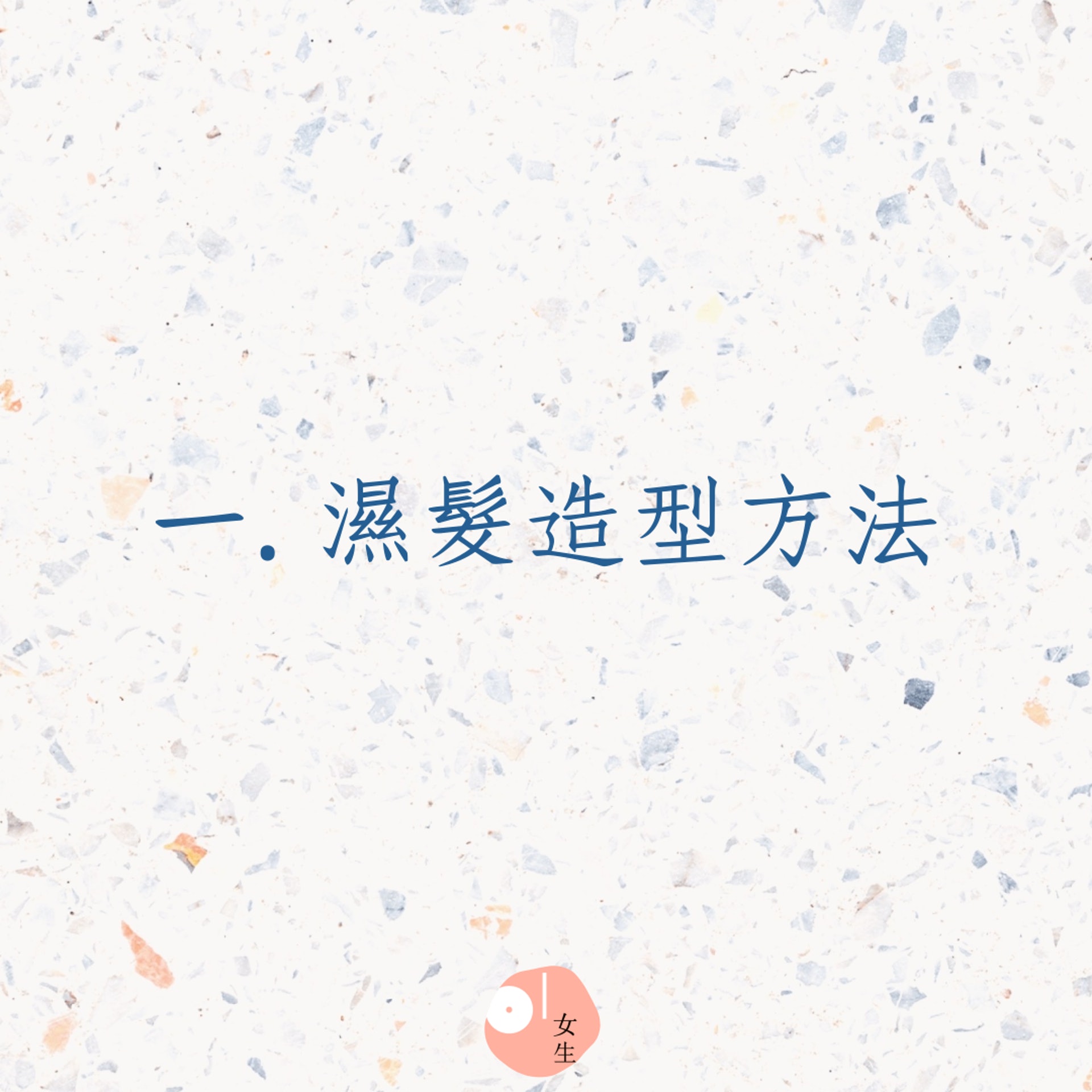 濕髮造型指南(01製圖) 濕髮造型指南(01製圖)