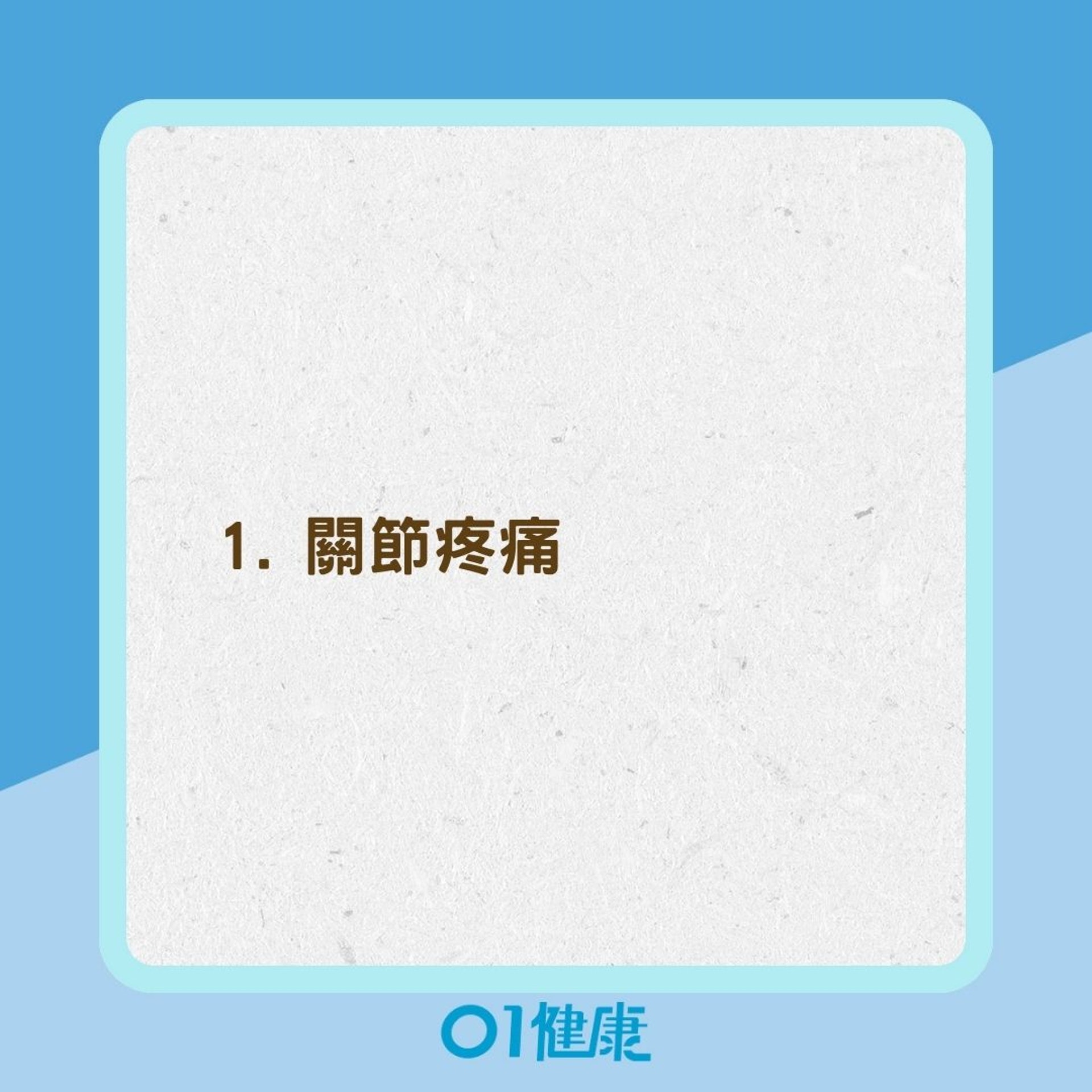 退化性關節炎常見症狀(01製圖) 退化性關節炎常見症狀(01製圖)