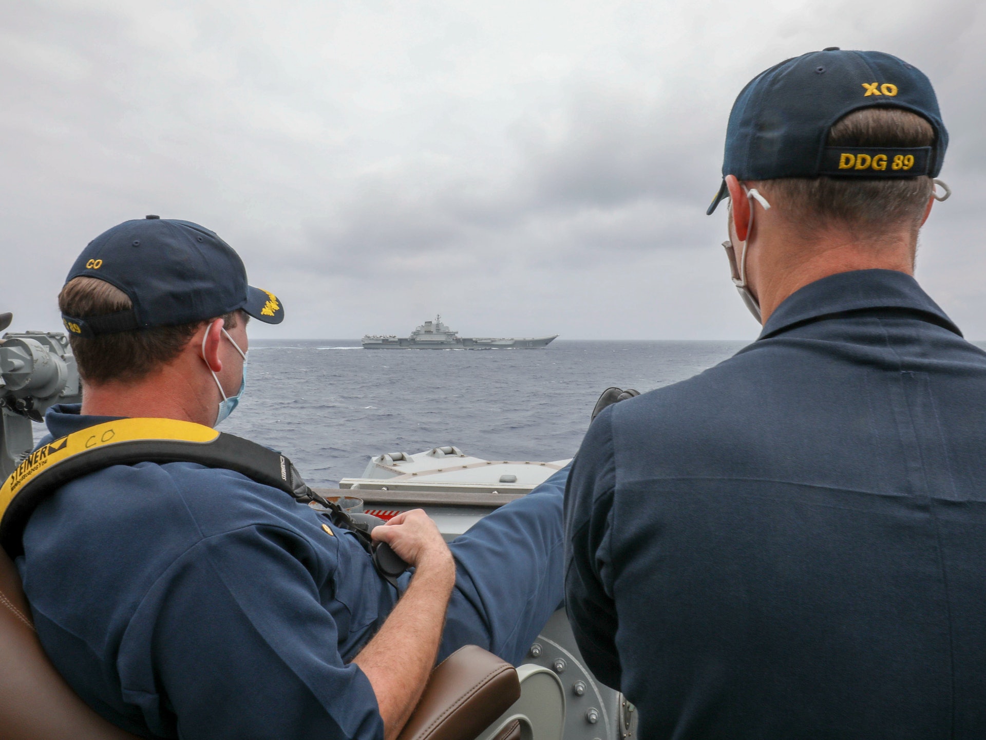 中國海軍遼寧艦與美軍驅逐艦在菲律賓海相遇 香港01 即時國際 中國海軍遼寧艦與美軍驅逐艦在菲律賓海相遇 香港01 即時國際