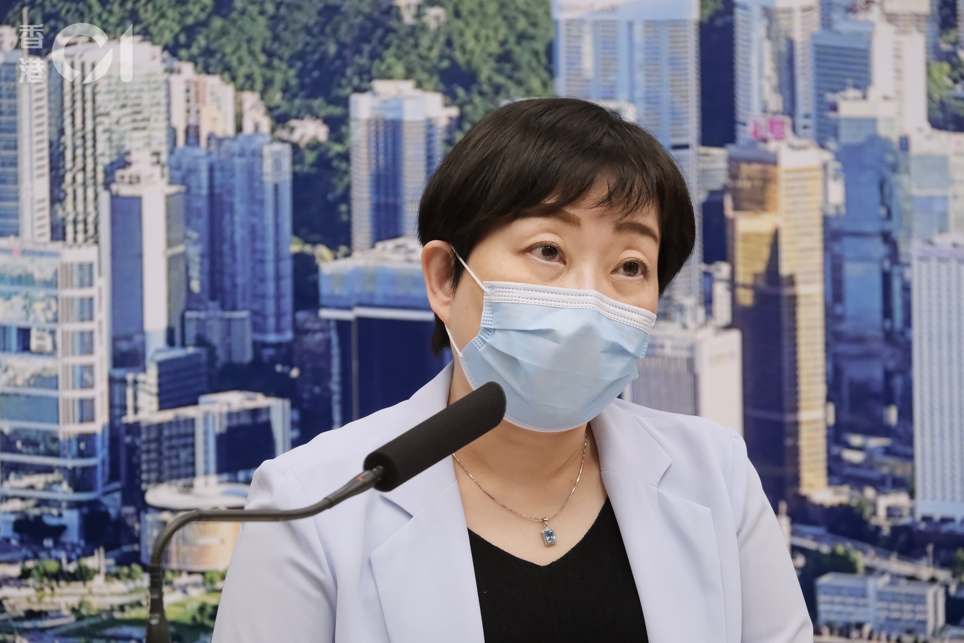 衞生防護中心傳染病處主任張竹君。(歐家樂攝) 衞生防護中心傳染病處主任張竹君。(歐家樂攝)