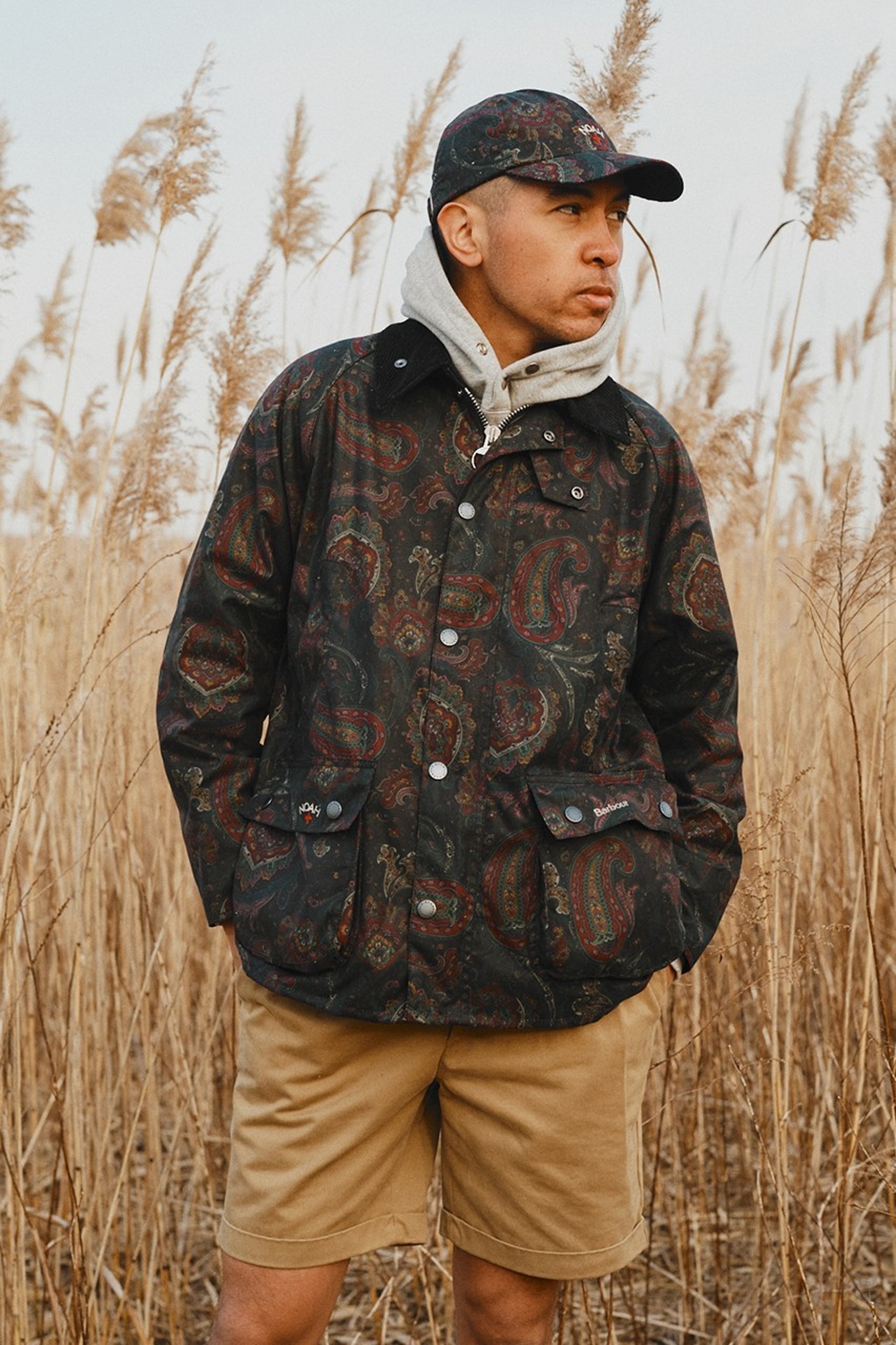 M 新品 BARBOUR NOAH ビデイル ジャケット 迷彩 オイルド ノア