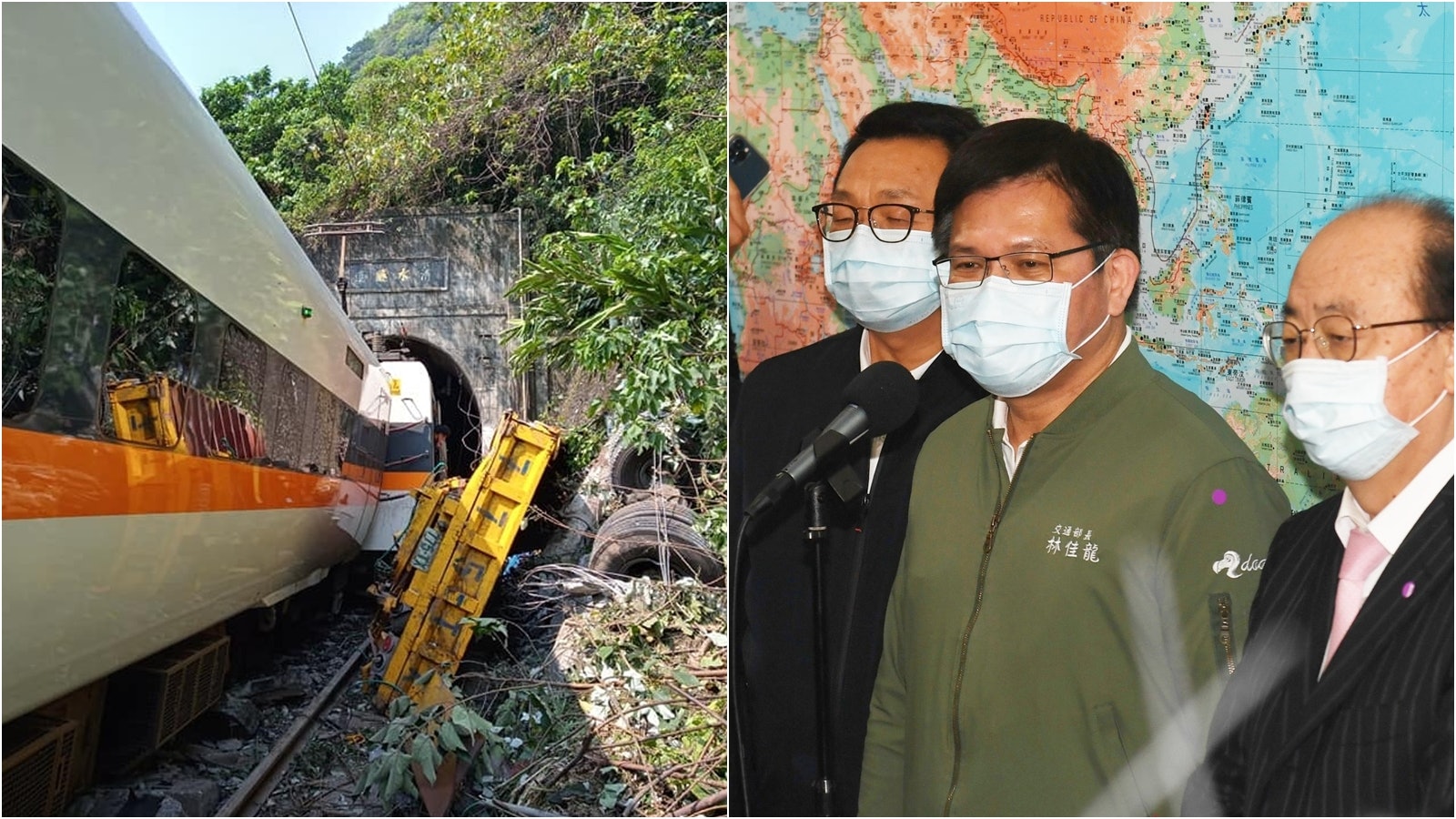 台鐵出軌|林佳龍正式辭任交通部長 行車記錄揭證曾有人在鐵軌旁 台鐵出軌|林佳龍正式辭任交通部長 行車記錄揭證曾有人在鐵軌旁