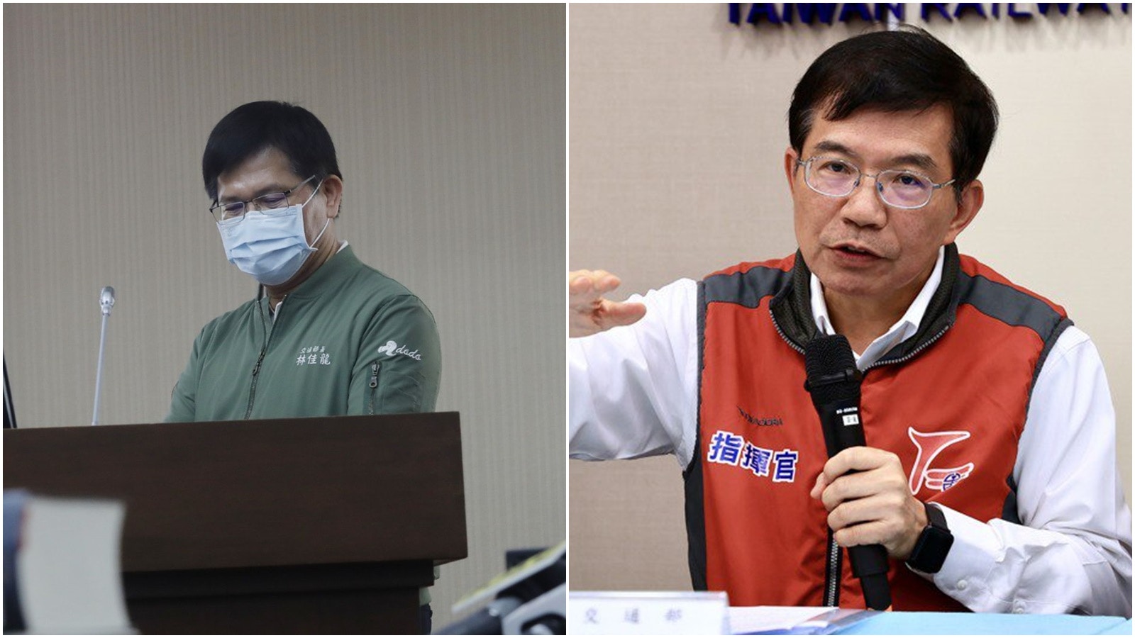 台鐵出軌｜林佳龍辭職同仁歡送　交通部政務次長接任部長