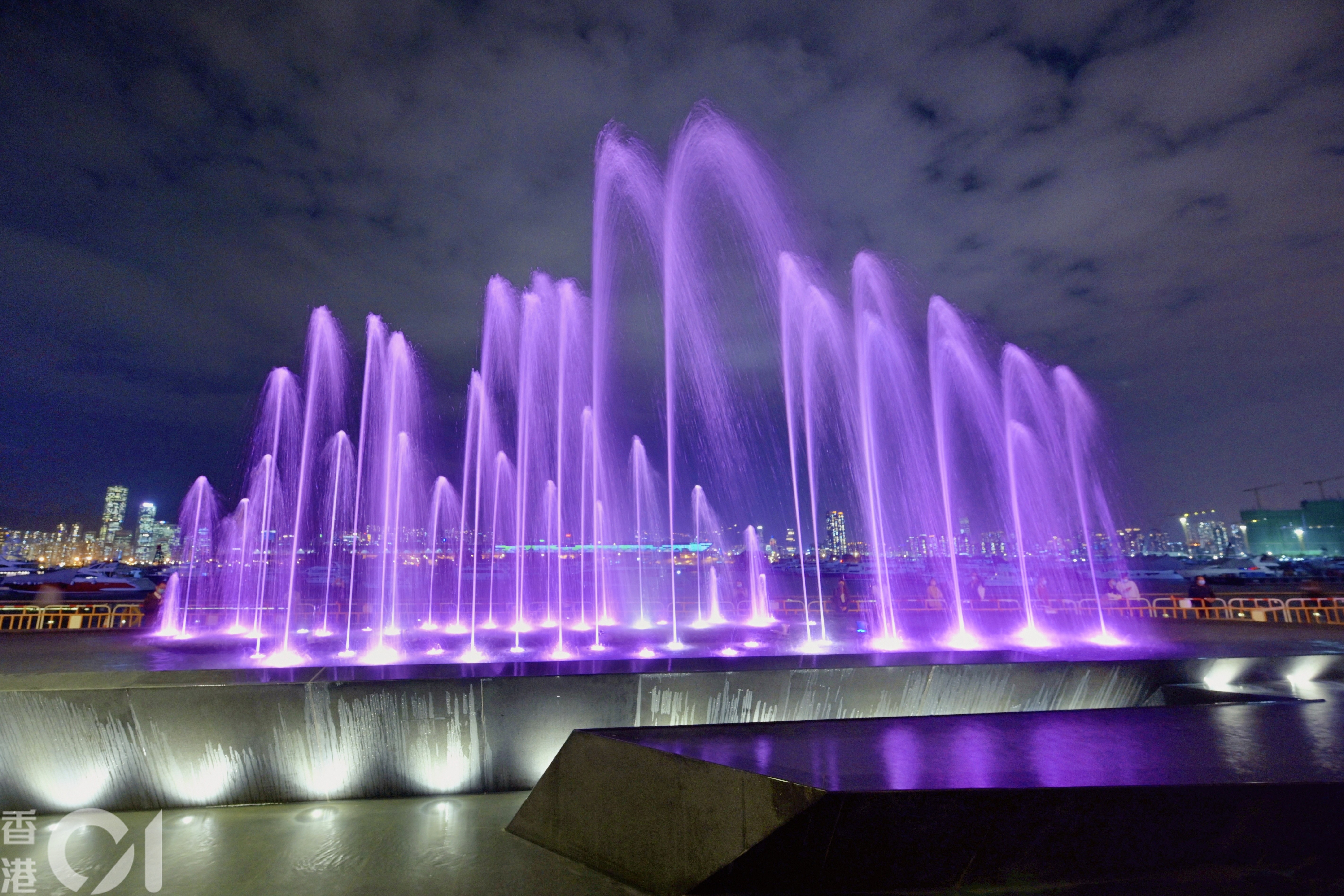 觀塘海濱 耗資半億興建音樂噴泉明啟用平日每日設3節音樂表演