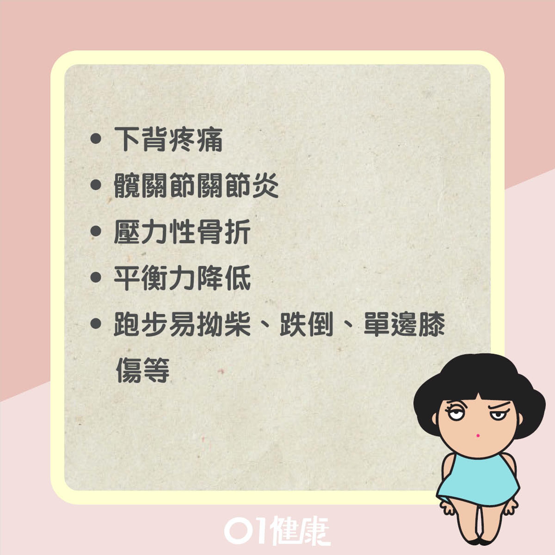 長短腳對身體有什麼影響?(01製圖) 長短腳對身體有什麼影響?(01製圖)