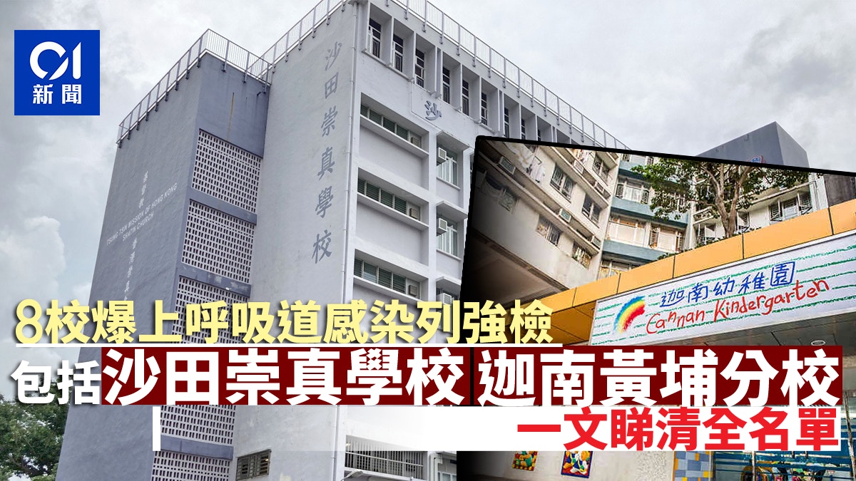 Compulsory Inspection Schools 8 Schools Exploded In Upper Respiratory Tract Infection Inspections Sha Tin Chongzhen School Canaan Whampoa Campus Etc On The List The Limited Times