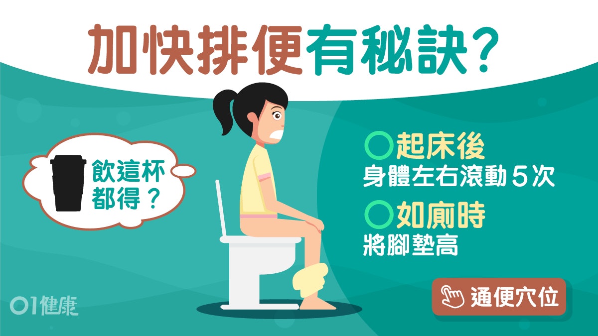 便秘|按摩肚臍趴床翻滾快速排便4招 早餐這樣吃20分鐘內有便意! 便秘|按摩肚臍趴床翻滾快速排便4招 早餐這樣吃20分鐘內有便意!