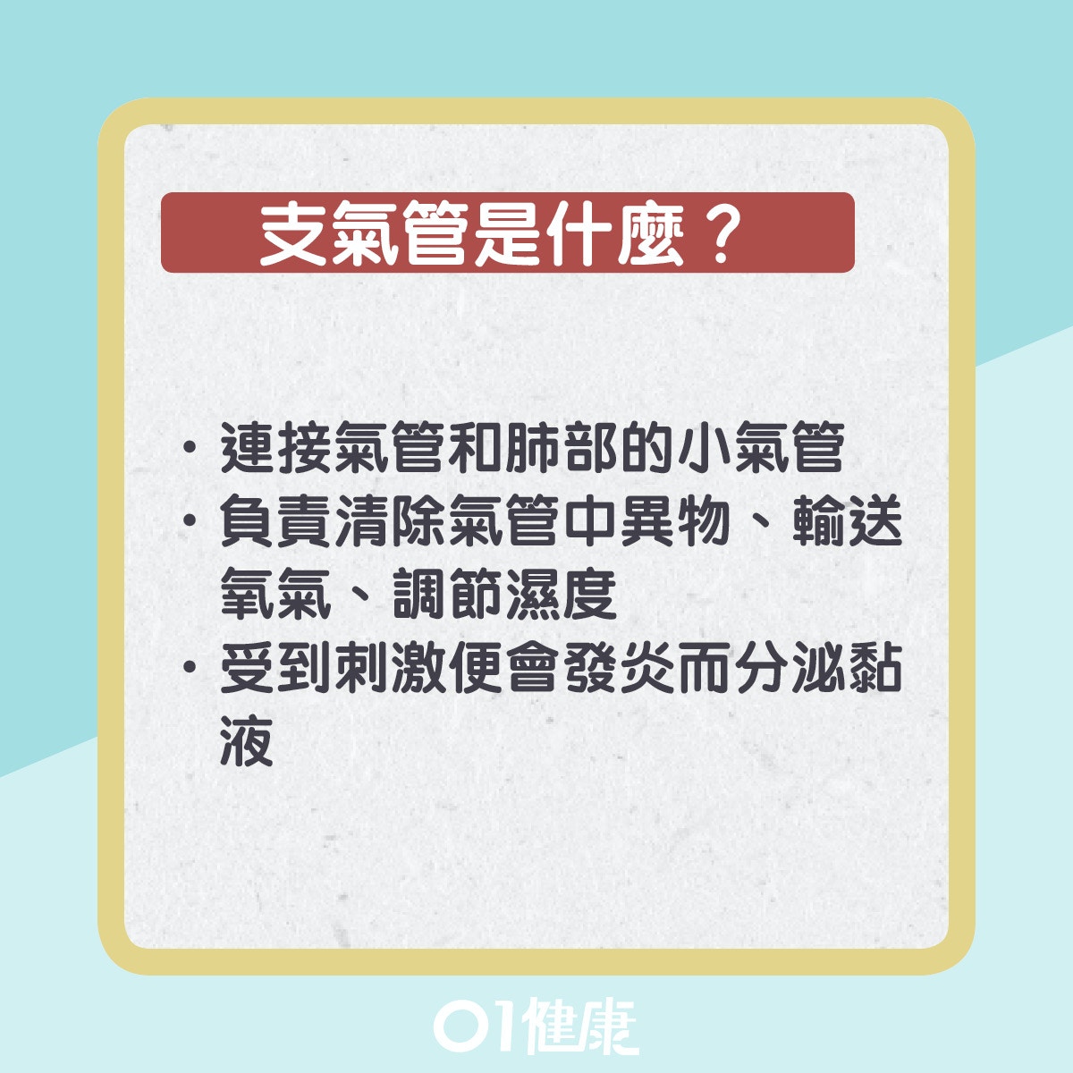 支氣管炎知多啲（01製圖）