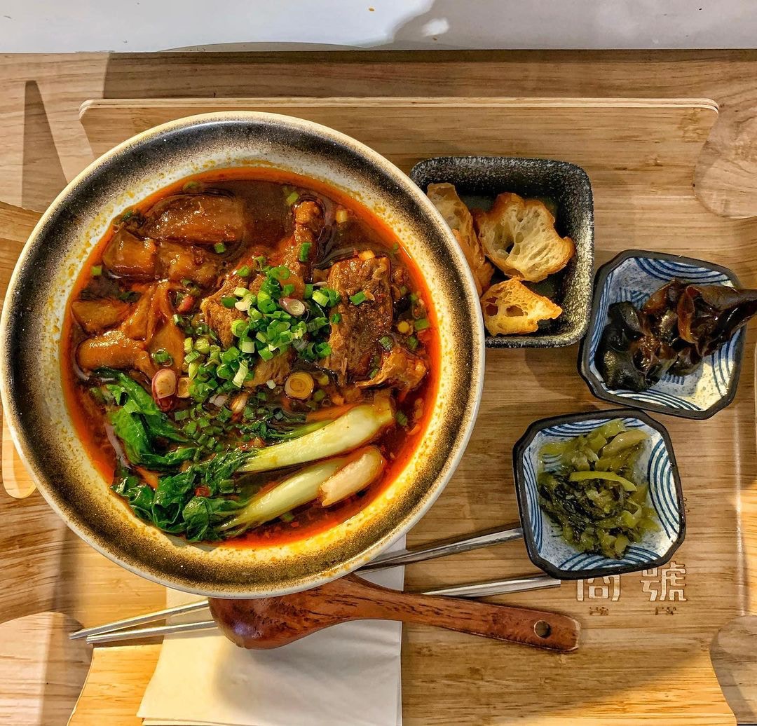 麻辣半筋半肉麵 $78（terrytang1101@Instagram)