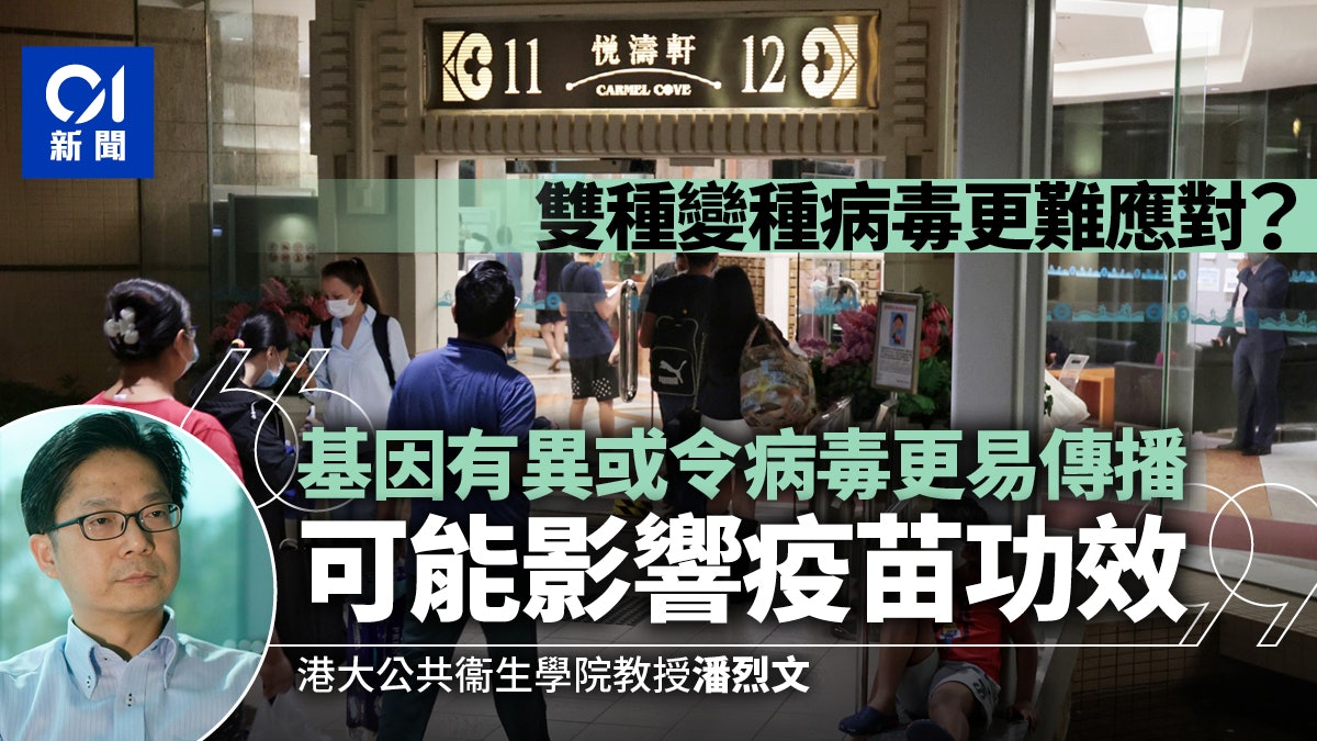 雙重變種病毒更惡? 專家解釋是統稱 關注傳播力及疫苗效力影響 雙重變種病毒更惡? 專家解釋是統稱 關注傳播力及疫苗效力影響