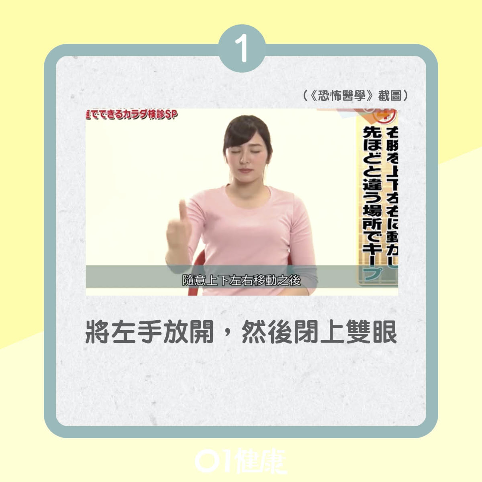 自我檢測中風徵兆(01製圖) 自我檢測中風徵兆(01製圖)