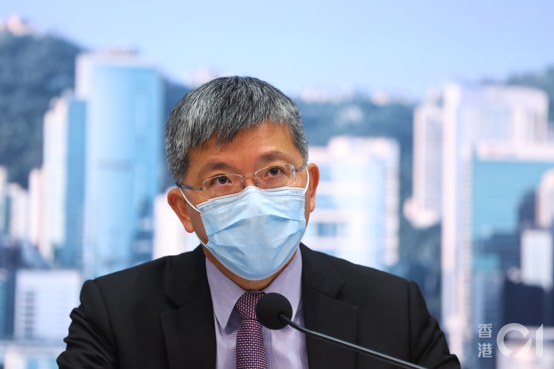 陳松青承認,指定檢疫酒店的感染控制、檢測方面都或有未盡完善的地方。(羅君豪攝) 陳松青承認,指定檢疫酒店的感染控制、檢測方面都或有未盡完善的地方。(羅君豪攝)