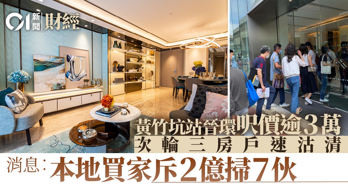 晉環次輪賣180伙五小時沽清 消息指大手客斥近兩億掃7伙 晉環次輪賣180伙五小時沽清 消息指大手客斥近兩億掃7伙