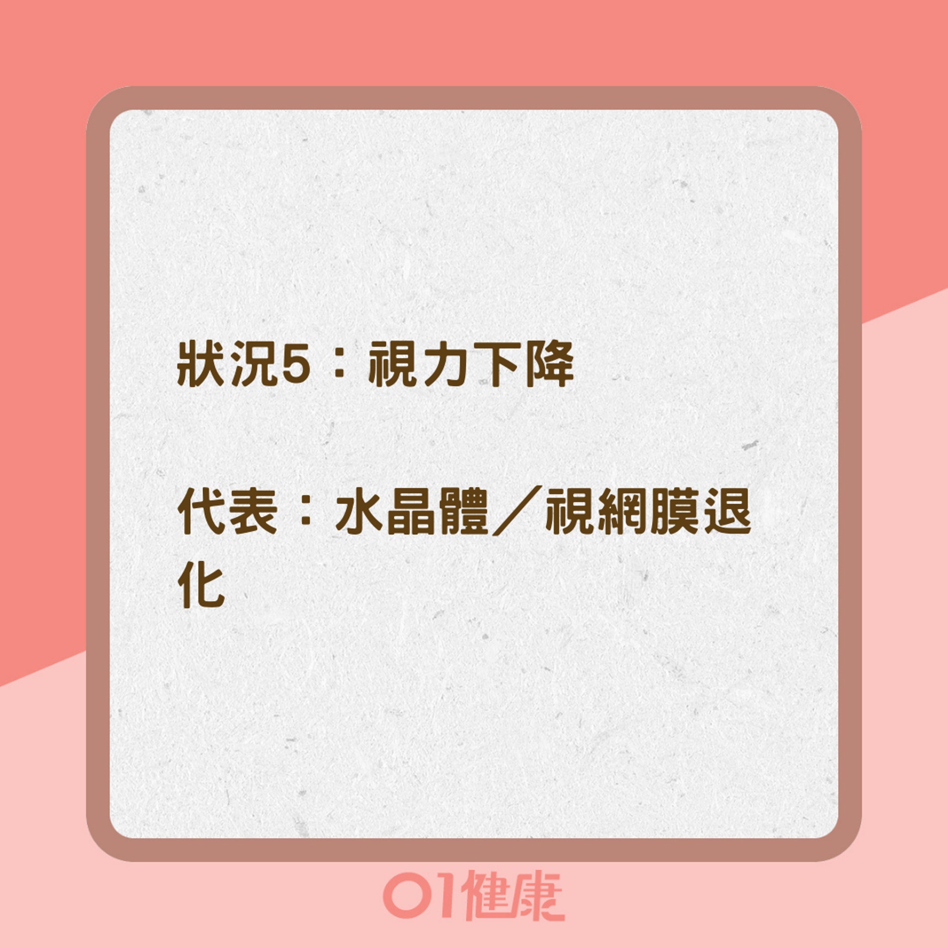 眼睛老化的6大警訊(01製圖) 眼睛老化的6大警訊(01製圖)