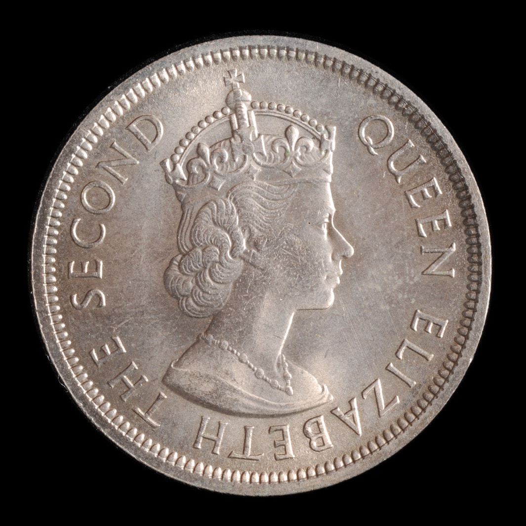 圖為港幣1元「女王頭」硬幣。（香港金融管理局網站）