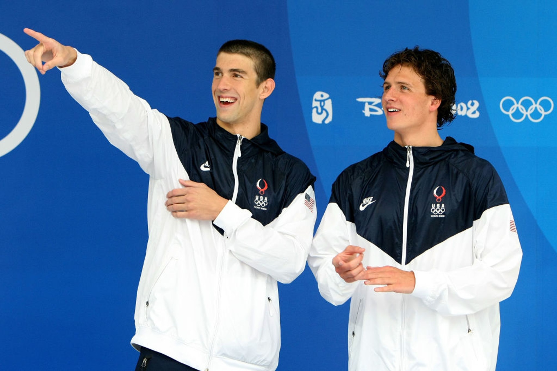 菲比斯卻在2008北京奧運前無古人地贏得8面金牌，將他映襯得日月無光。（Getty Images）