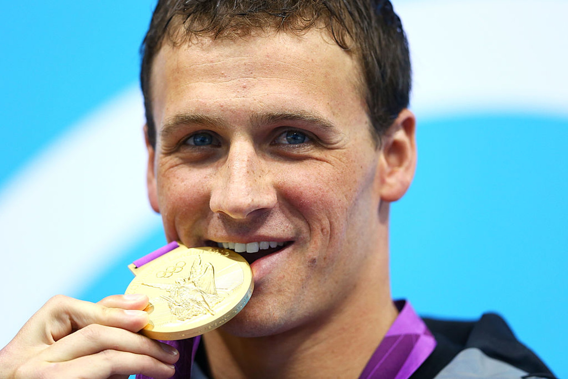 2012年倫敦奧運，洛捷迪終於復仇成功，游泳館首日上演400米混合泳，他首度在奧運戰勝菲比斯。（Getty Images）