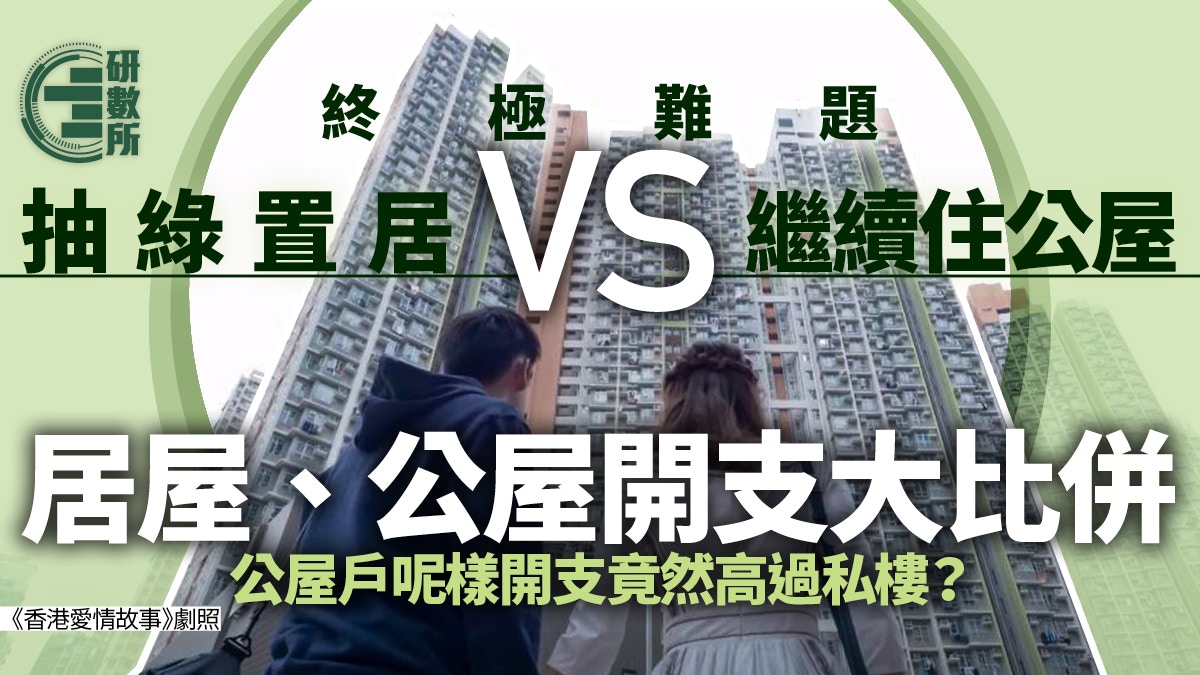 綠置居2021｜抽綠置居定住公屋好？各項開支比併 有1樣公屋最高