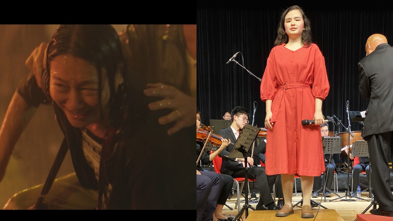 一路瞳行 視障女高音傑青獻唱主題曲惠英紅雨中哭訴極感人 一路瞳行 視障女高音傑青獻唱主題曲惠英紅雨中哭訴極感人