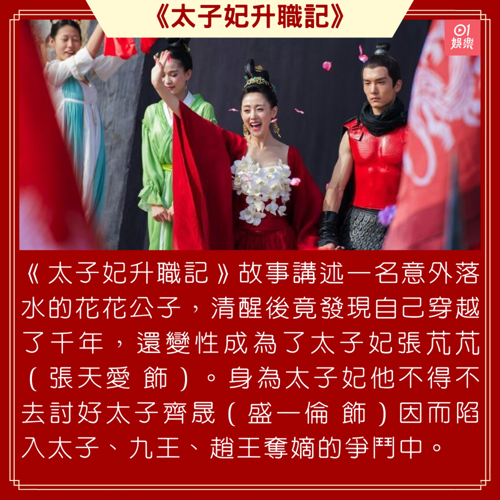 《太子妃升職記》 (01製圖/微博@太子妃升職記網絡劇) 《太子妃升職記》 (01製圖/微博@太子妃升職記網絡劇)