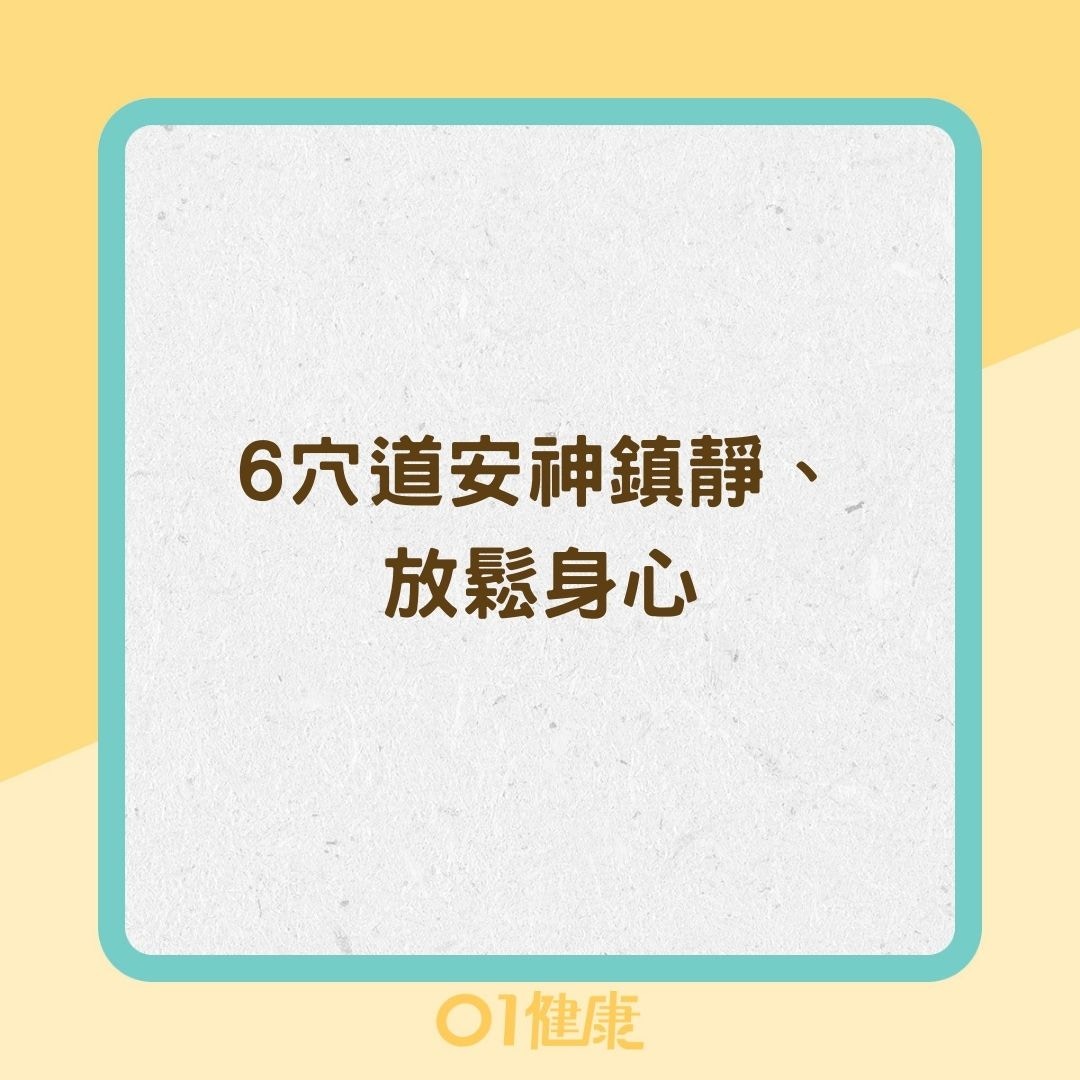 6穴道安神鎮靜、放鬆身心（01製圖）