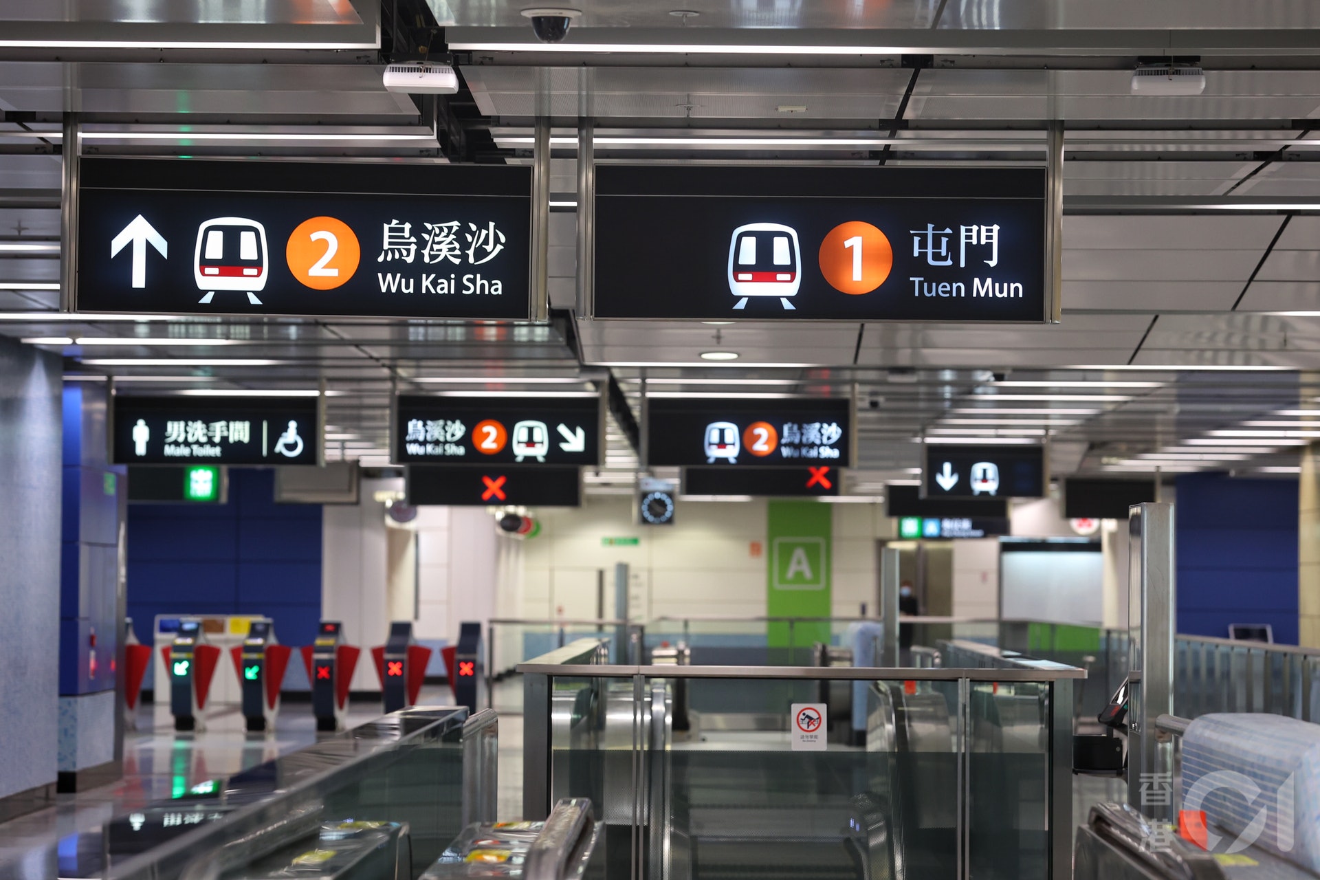 屯馬線6月27日全線通車,新建成的土瓜灣站內部設計曝光。(羅君豪攝) 屯馬線6月27日全線通車,新建成的土瓜灣站內部設計曝光。(羅君豪攝)