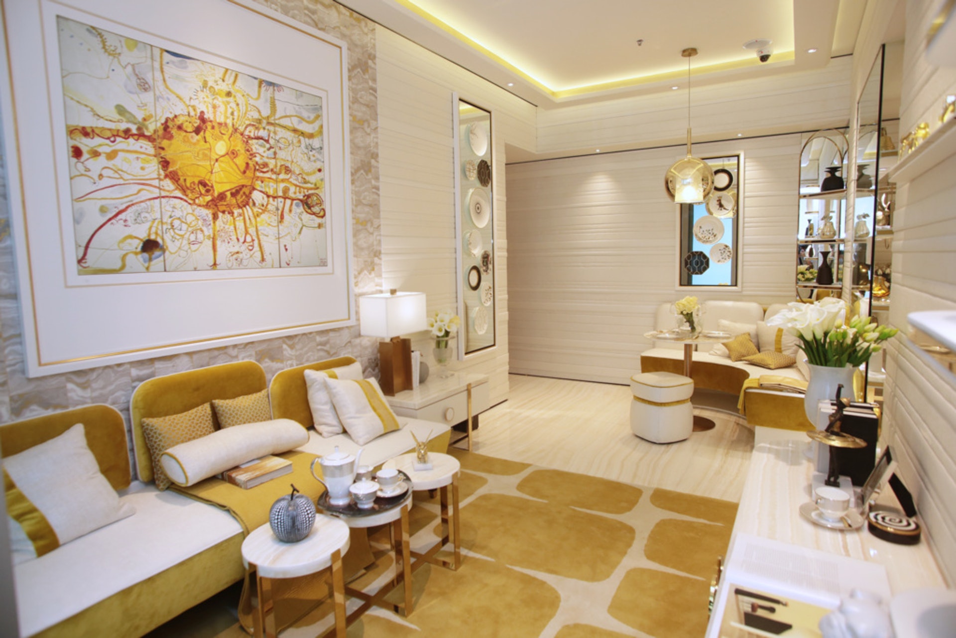 信和2018年公開凱滙示範單位(非今次送出單位)。(資料圖片/李澤彤攝) 信和2018年公開凱滙示範單位(非今次送出單位)。(資料圖片/李澤彤攝)