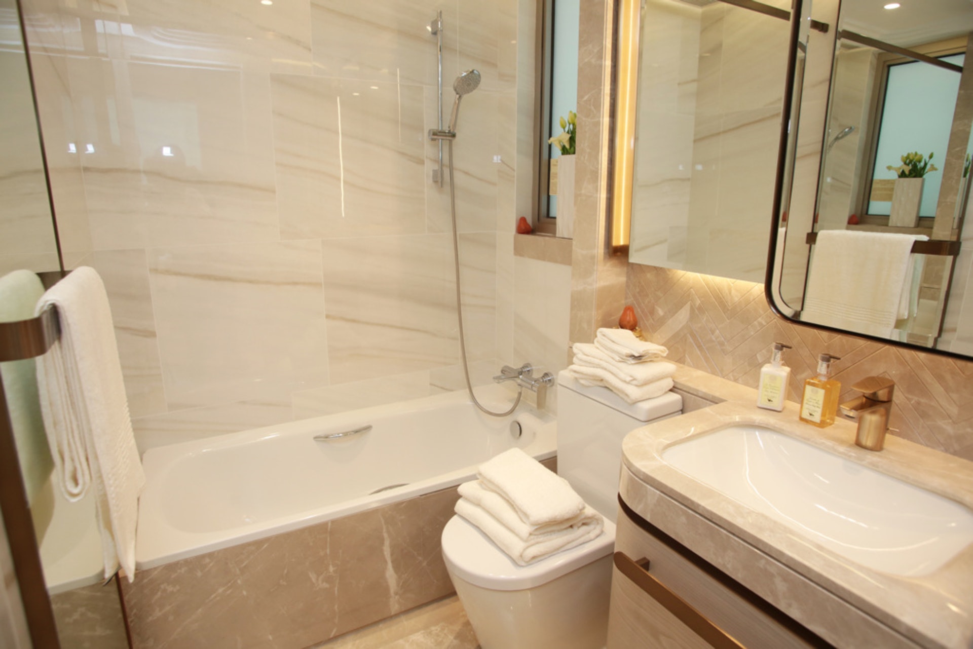 信和2018年公開凱滙示範單位(非今次送出單位)。(資料圖片/李澤彤攝) 信和2018年公開凱滙示範單位(非今次送出單位)。(資料圖片/李澤彤攝)