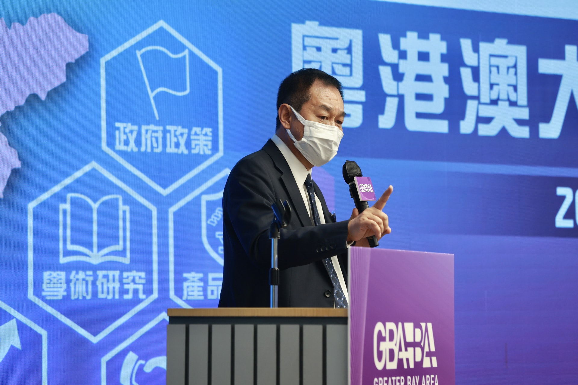 香港檢測和認證局主席于常海稱,國家提出建立香港國際創科中心的定位清晰,香港具科研及國際聯繫的優勢。(黃寶瑩攝) 香港檢測和認證局主席于常海稱,國家提出建立香港國際創科中心的定位清晰,香港具科研及國際聯繫的優勢。(黃寶瑩攝)