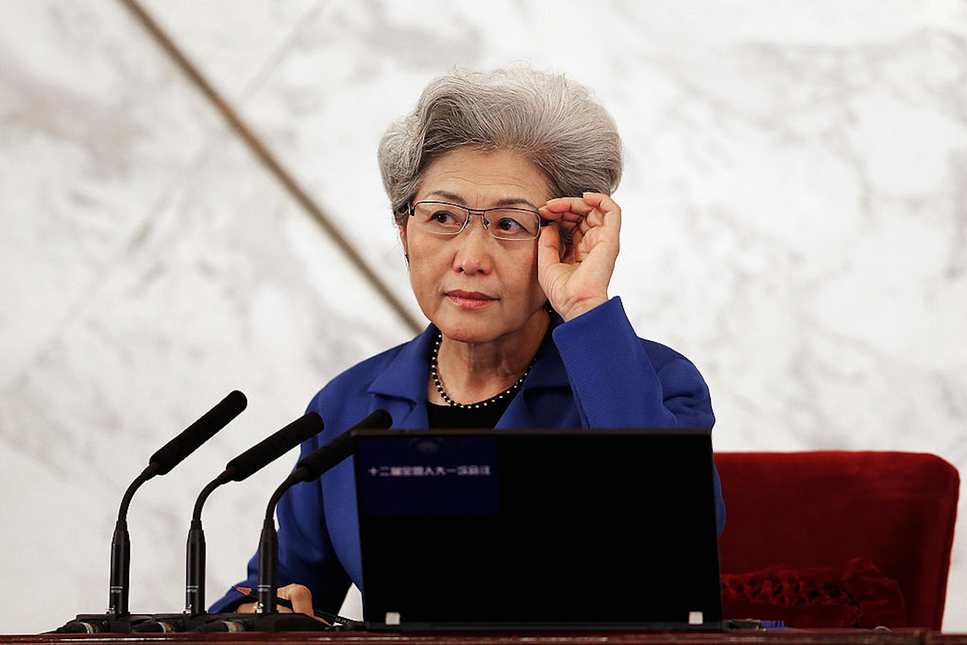 中國外交部前副部長傅瑩(GettyImages) 中國外交部前副部長傅瑩(GettyImages)