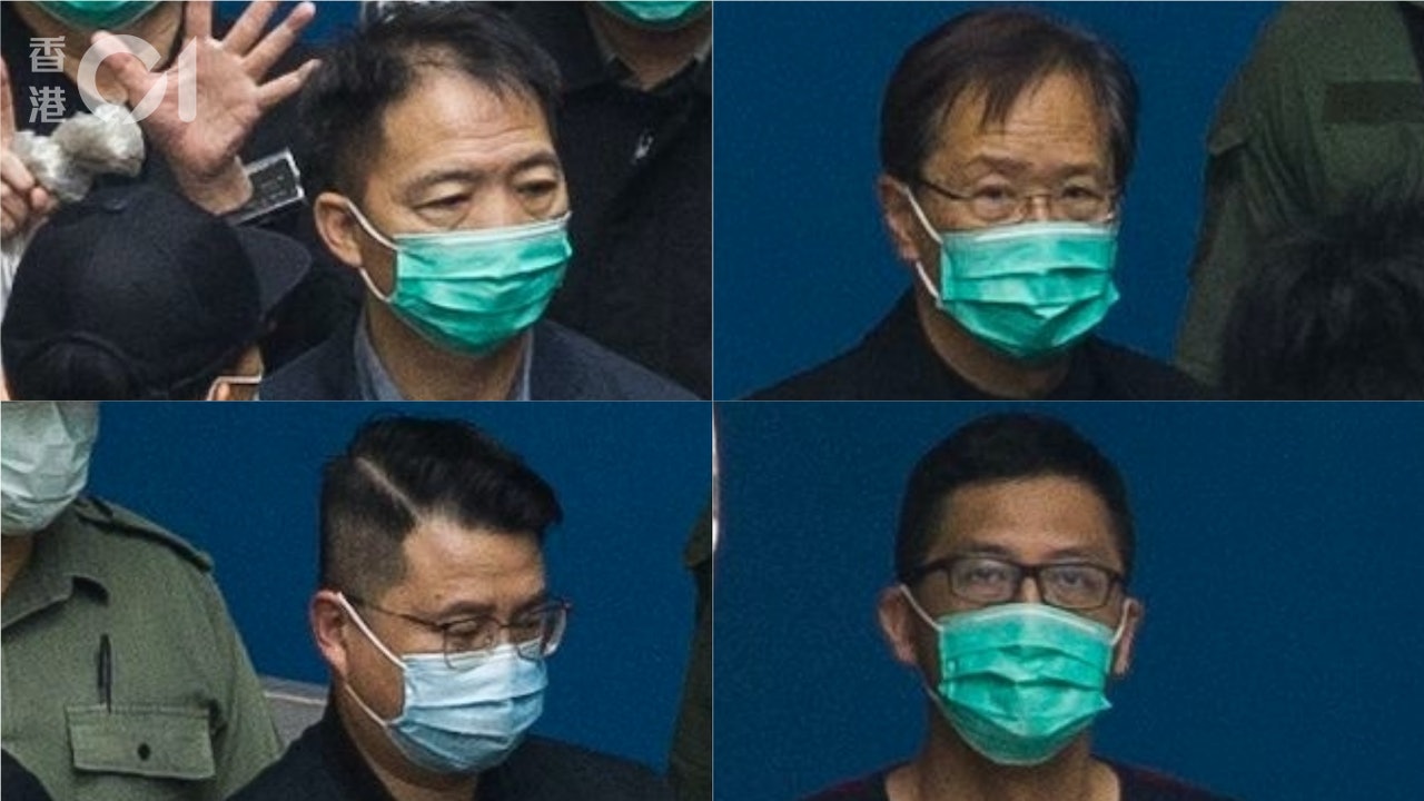 胡志偉郭家麒等4人 就3宗衝擊立法會案撤保釋 親友庭上相見拭淚