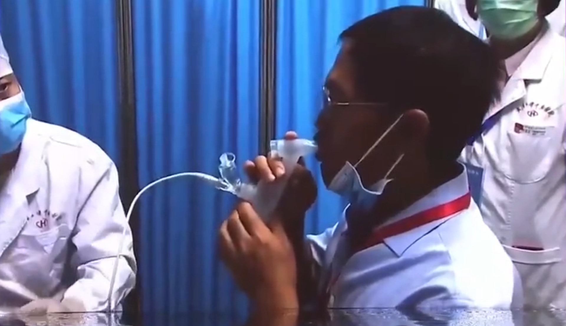 吸入式新冠疫苗僅需注射式疫苗的五分之一劑量便可生效。(第一財經日報) 吸入式新冠疫苗僅需注射式疫苗的五分之一劑量便可生效。(第一財經日報)