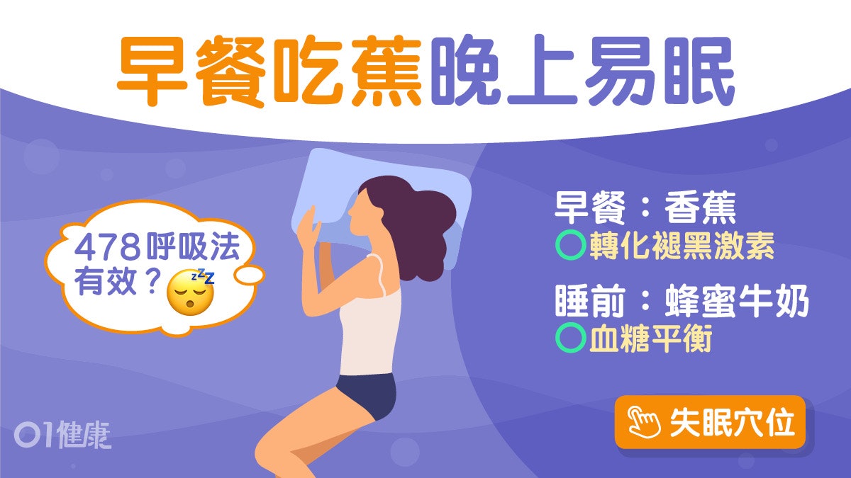 失眠|睡眠質素差比抽煙更傷身!15招快速入眠早餐食蕉呼吸慢啲? 失眠|睡眠質素差比抽煙更傷身!15招快速入眠早餐食蕉呼吸慢啲?