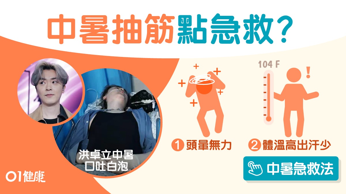 洪卓立中暑抽搐吐白泡昏迷10分鐘!中暑急救5招毛巾敷邊度降溫? 洪卓立中暑抽搐吐白泡昏迷10分鐘!中暑急救5招毛巾敷邊度降溫?