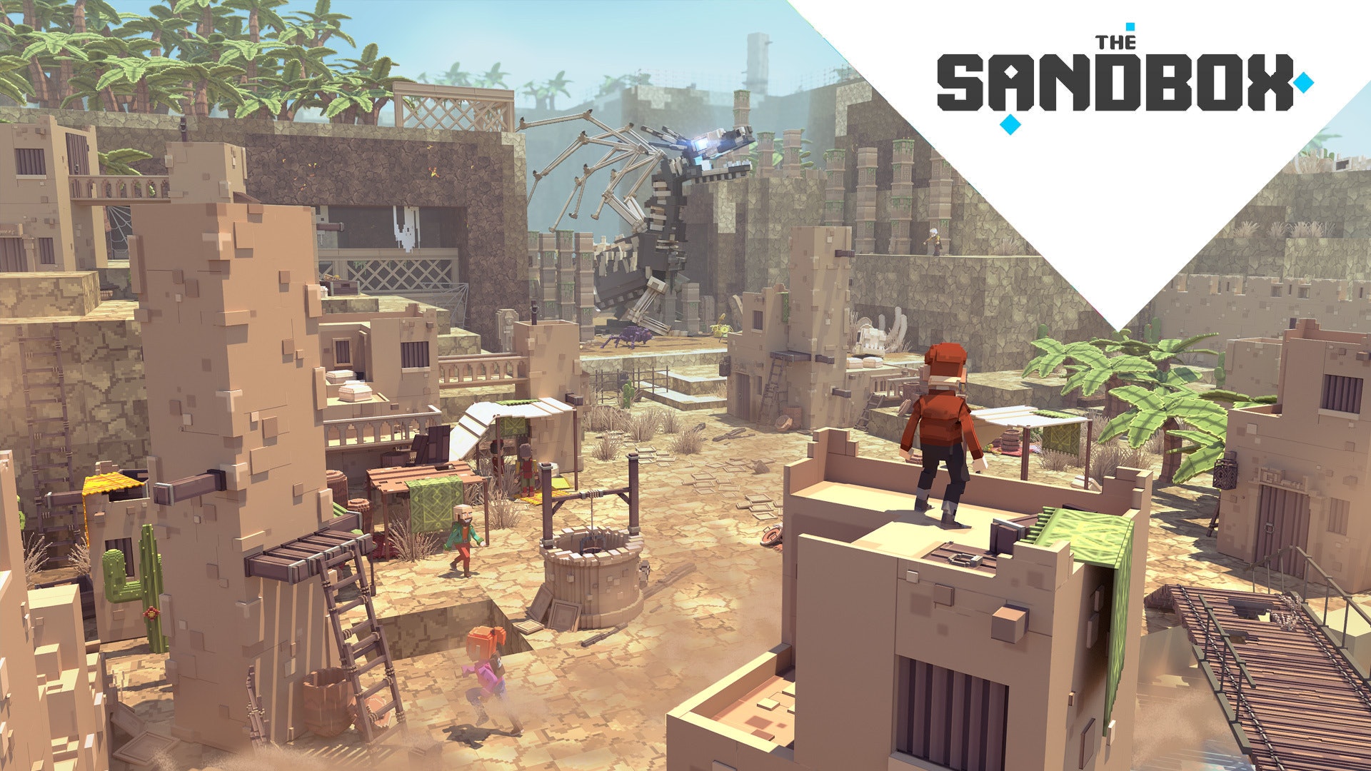 《The Sandbox》遊戲介面。（Animoca Brands提供）
