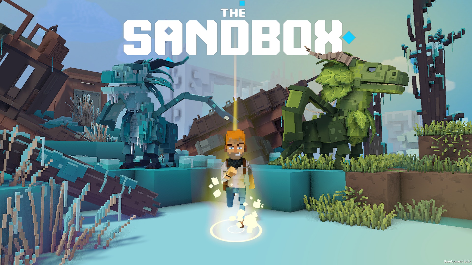 《The Sandbox》遊戲介面。(Animoca Brands提供) 《The Sandbox》遊戲介面。(Animoca Brands提供)