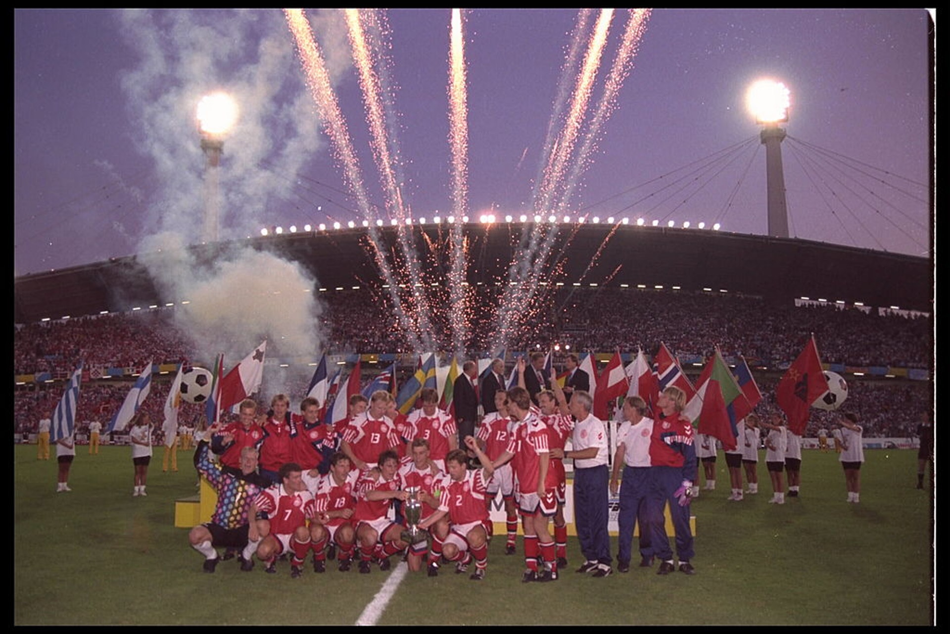 1992歐國盃冠軍:丹麥(20人名單)–26.9歲(Getty Images) 1992歐國盃冠軍:丹麥(20人名單)–26.9歲(Getty Images)