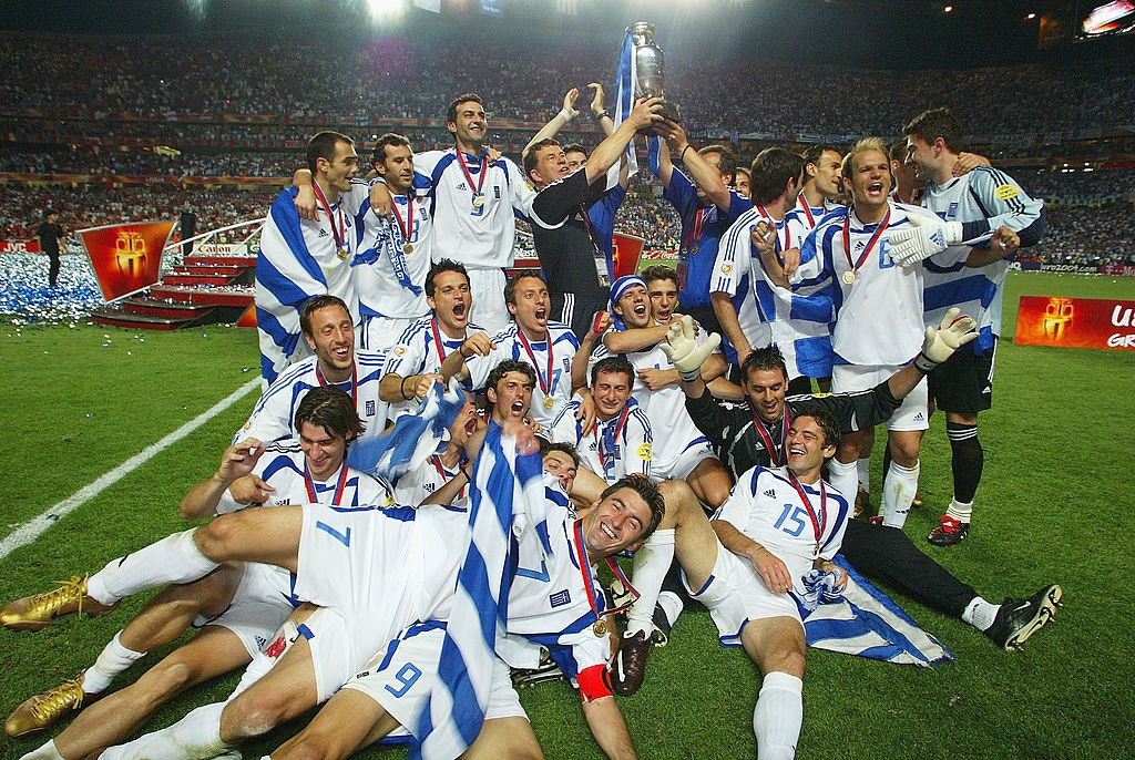 2004歐國盃冠軍：希臘（23人名單）–28.35歲（Getty Images）