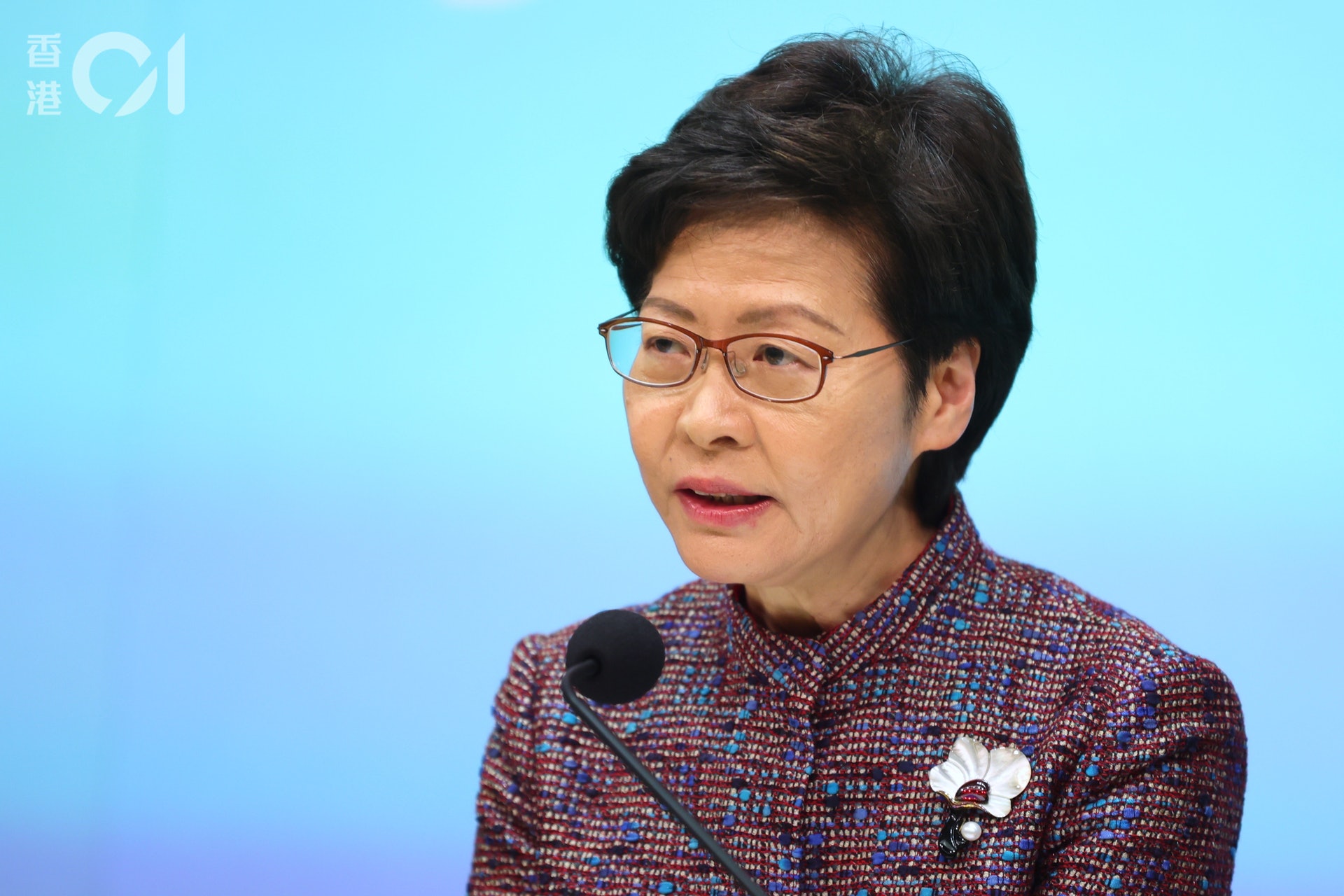 特首林鄭月娥提到《國安法》出台時,社會對於中央可在三類情況下行使管轄權的條文感到很驚慌,但這種情況至今從未發生。(資料圖片/羅君豪攝) 特首林鄭月娥提到《國安法》出台時,社會對於中央可在三類情況下行使管轄權的條文感到很驚慌,但這種情況至今從未發生。(資料圖片/羅君豪攝)
