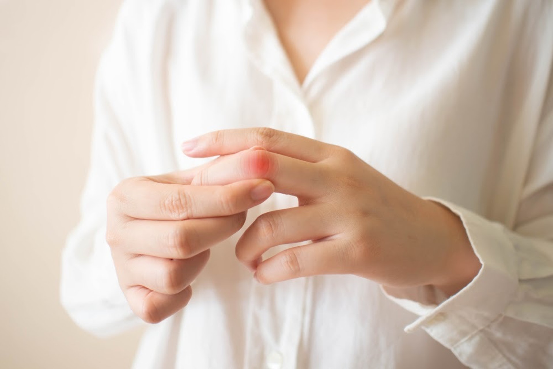 退化性關節炎的成因一般由長年累月的關節勞損引致，影響的部位包括手指關節。（圖片：Lyprinol）