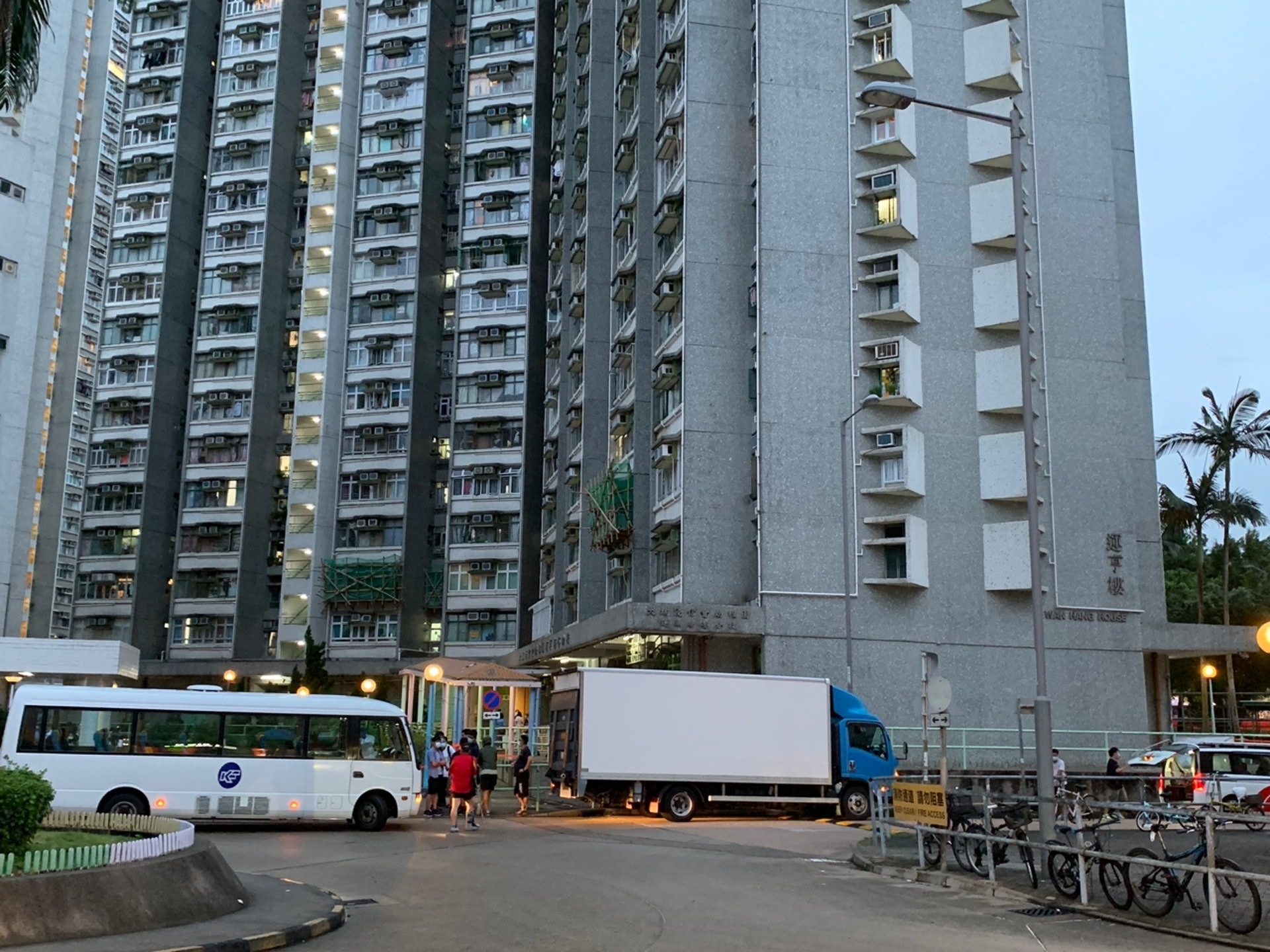 政府將向運頭塘邨居民派快測包。（資料圖片）