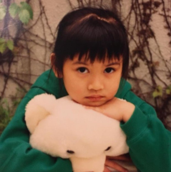 千雪小時候。（IG：tracytschu）