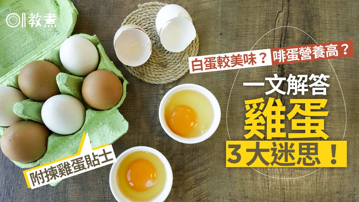 雞蛋冷知識|啡蛋白比白蛋更有營養?解構3迷思揀蛋7貼士點知新鮮 雞蛋冷知識|啡蛋白比白蛋更有營養?解構3迷思揀蛋7貼士點知新鮮