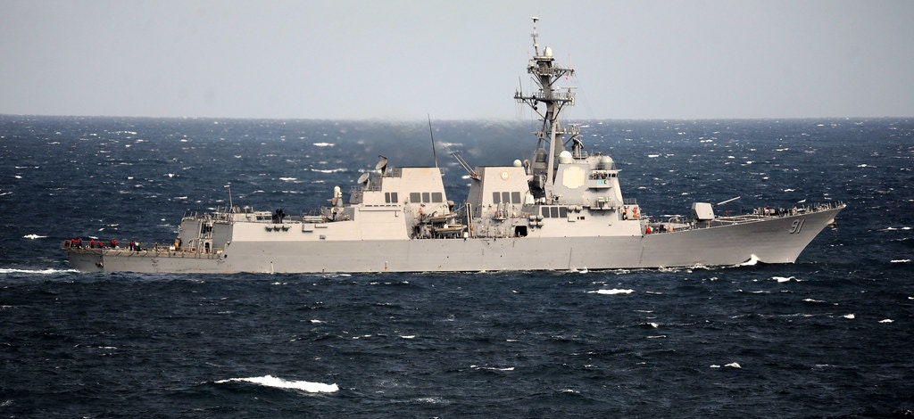 台灣測評新式高教機　中美軍艦同步現身台灣東海域